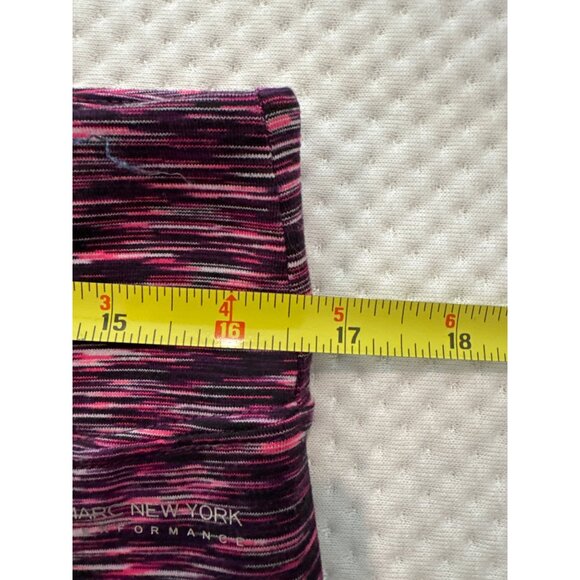 Marc New York Womens Leggings XL Space-Dyed Athleisure Artsy LOT of 2 Pink/Blue - Picture 6 of 10